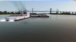 Pushboat con 16 barcazas 06